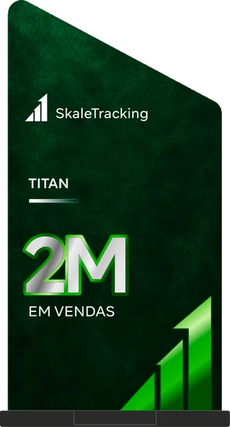 Troféu Titan, gema Esmeralda, entregue ao cruzar R$ 2 milhões em vendas
